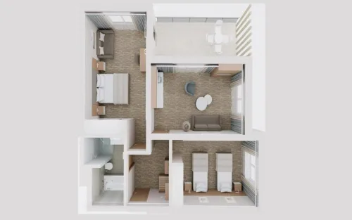 Семейный люкс / Family Suite — фото 2